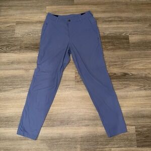 Lululemon Commission Pants Mens 31 Water Drop Blue Golf Casual Stretch